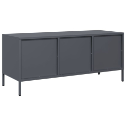 Szafka RTV, antracyt, 101,5x39x43,5 cm, stal walcowana na zimno