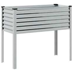 Donica ogrodowa, 100x41x90 cm, stal galwanizowana