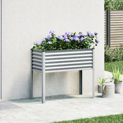 Donica ogrodowa, 100x41x90 cm, stal galwanizowana