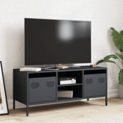 Szafka RTV, antracyt, 101,5x39x43,5 cm, stal walcowana na zimno