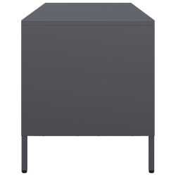 Szafka RTV, antracyt, 101,5x39x43,5 cm, stal walcowana na zimno