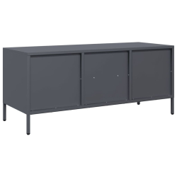 Szafka RTV, antracyt, 101,5x39x43,5 cm, stal walcowana na zimno
