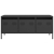 Szafka RTV, czarna, 101,5x39x43,5 cm, stal walcowana na zimno