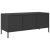 Szafka RTV, czarna, 101,5x39x43,5 cm, stal walcowana na zimno