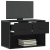 Szafka pod telewizor, czarna, 60x31x39,5 cm