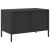 Szafka RTV, czarna, 68x39x43,5 cm, stal walcowana na zimno