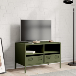 Szafka RTV, oliwkowa, 68x39x43,5 cm, stal walcowana na zimno