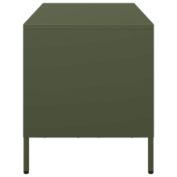 Szafka RTV, oliwkowa, 68x39x43,5 cm, stal walcowana na zimno