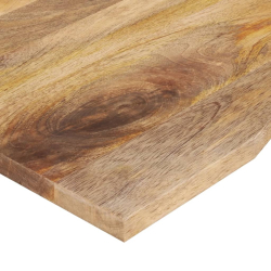 Blat biurka, z wycięciem, 110x50x2,5 cm, surowe drewno mango