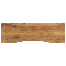 Blat biurka, z wycięciem, 160x50x2,5 cm, surowe drewno mango