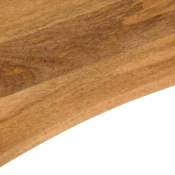 Blat biurka, z wycięciem, 110x60x2,5 cm, surowe drewno mango