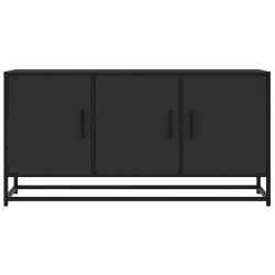 Szafka pod TV, czarna, 100x35x50 cm