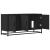 Szafka pod TV, czarna, 100x35x50 cm
