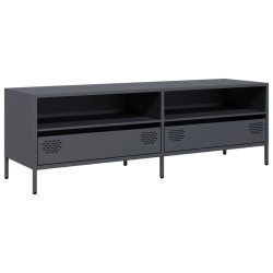 Szafka RTV, antracyt, 135x39x43,5 cm, stal walcowana na zimno