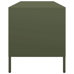 Szafka RTV, oliwkowa, 135x39x43,5 cm, stal walcowana na zimno