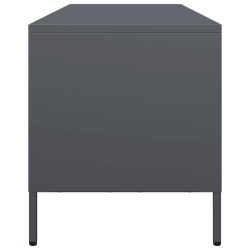 Szafka RTV, antracyt, 135x39x43,5 cm, stal walcowana na zimno