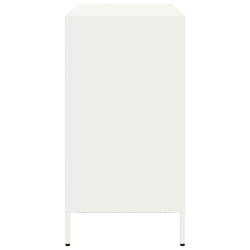 Szafka, biała, 101,5x39x73,5 cm, stal walcowana na zimno