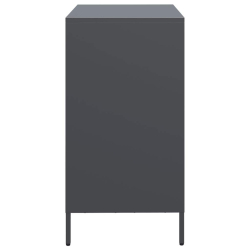 Szafka, antracytowa, 68x39x73,5 cm, stal walcowana na zimno