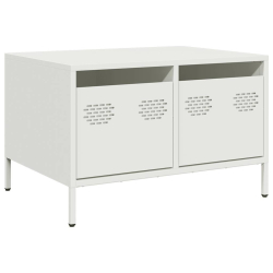 Szafka RTV, biała, 68x50x43,5 cm, stal walcowana na zimno