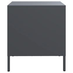 Szafka nocna, antracytowa, 35x39x43,5 cm, stal