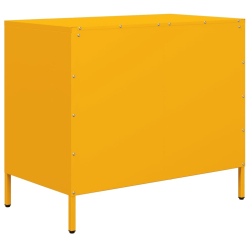 Szafka, musztardowa, 68x39x58,5 cm, stal walcowana na zimno