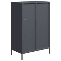 Szafka, antracytowa, 68x39x103,5 cm, stal