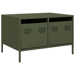 Szafka RTV, oliwkowa, 68x50x43,5 cm, stal walcowana na zimno