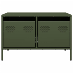 Szafka RTV, oliwkowa, 68x50x43,5 cm, stal walcowana na zimno
