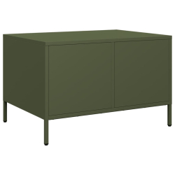 Szafka RTV, oliwkowa, 68x50x43,5 cm, stal walcowana na zimno