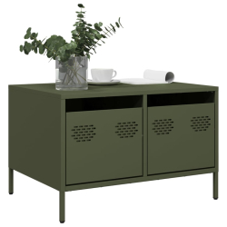 Szafka RTV, oliwkowa, 68x50x43,5 cm, stal walcowana na zimno