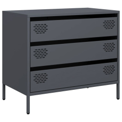 Szafka, antracytowa, 68x39x58,5 cm, stal walcowana na zimno