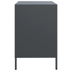 Szafka, antracytowa, 68x39x58,5 cm, stal walcowana na zimno