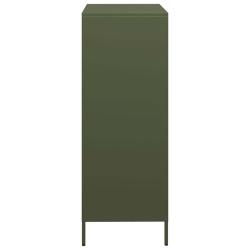 Szafka, oliwkowa, 68x39x103,5 cm, stal