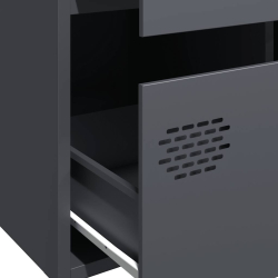 Szafka, antracytowa, 68x39x101,5 cm, stal