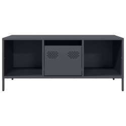 Stolik kawowy, antracyt, 101,5x50x43,5 cm, stal