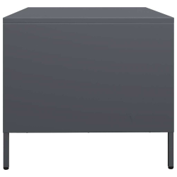 Stolik kawowy, antracyt, 101,5x50x43,5 cm, stal
