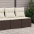 4-cz sofa ogrodowa z poduszkami, brązowy rattan PE i akacja