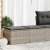 2-cz sofa ogrodowa z poduszkami, jasnoszary, rattan PE i akacja