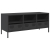 Szafka RTV, czarna, 101,5x39x43,5 cm, stal walcowana na zimno