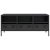 Szafka RTV, czarna, 101,5x39x43,5 cm, stal walcowana na zimno