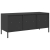 Szafka RTV, czarna, 101,5x39x43,5 cm, stal walcowana na zimno