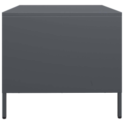 Stolik kawowy, antracyt, 101,5x50x43,5 cm, stal