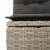 4-cz sofa ogrodowa z poduszkami, jasnoszary, rattan PE i akacja