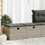 2-cz sofa ogrodowa z poduszkami, jasnoszary, rattan PE i akacja