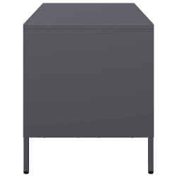 Szafka RTV, antracyt, 101,5x39x43,5 cm, stal walcowana na zimno