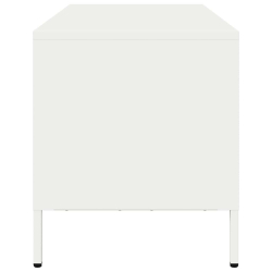 Szafka RTV, biała, 68x39x43,5 cm, stal walcowana na zimno