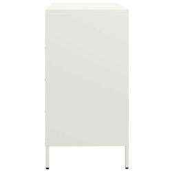 Szafka, biała, 68x39x73,5 cm, stal walcowana na zimno