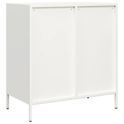 Szafka, biała, 68x39x73,5 cm, stal walcowana na zimno