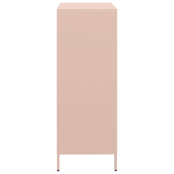 Szafka, różowa, 68x39x103,5 cm, stal
