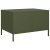 Stolik kawowy oliwkowy 68,5x50x43,5 cm stal walcowana na zimno